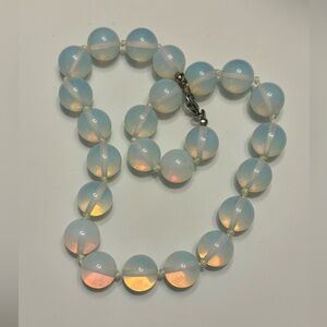 Moon stone necklace
